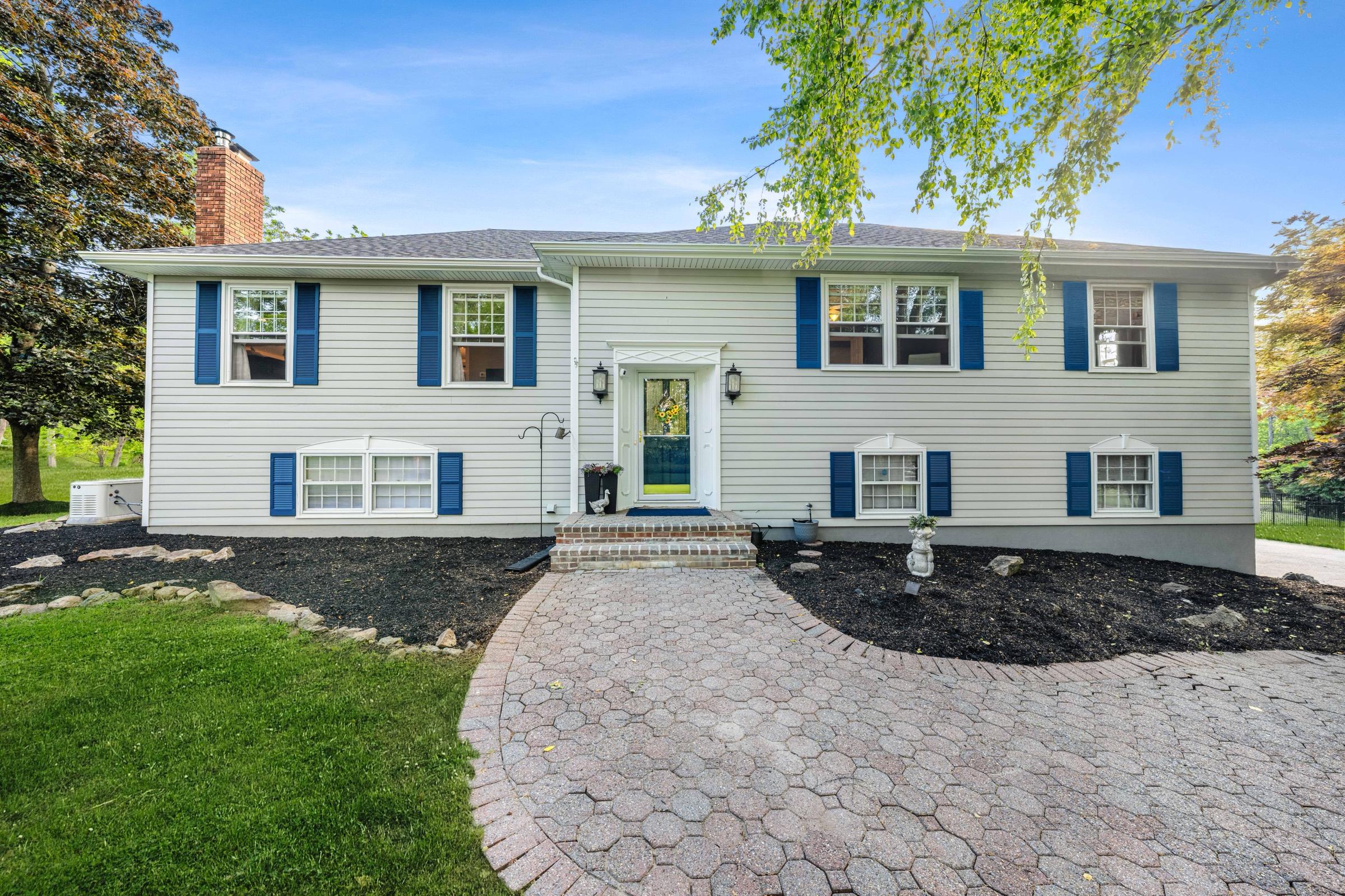 Home exterior in daylight, Califon NJ
