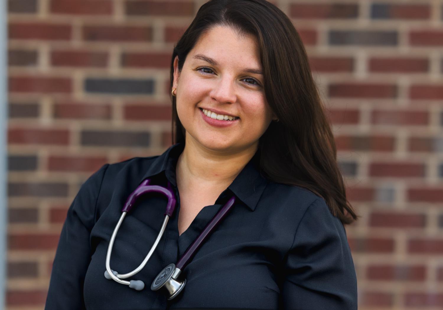 Environmental professional headshot of a healthcare worker