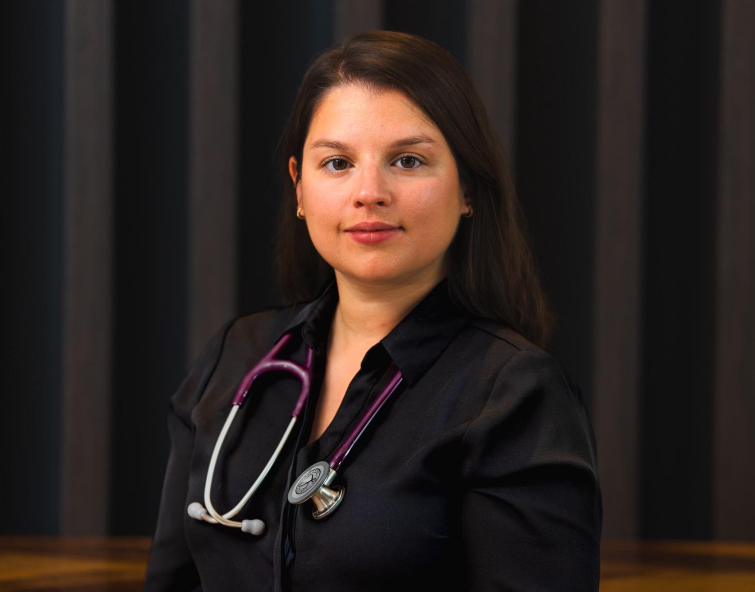 Professional headshot of a veterinarian
