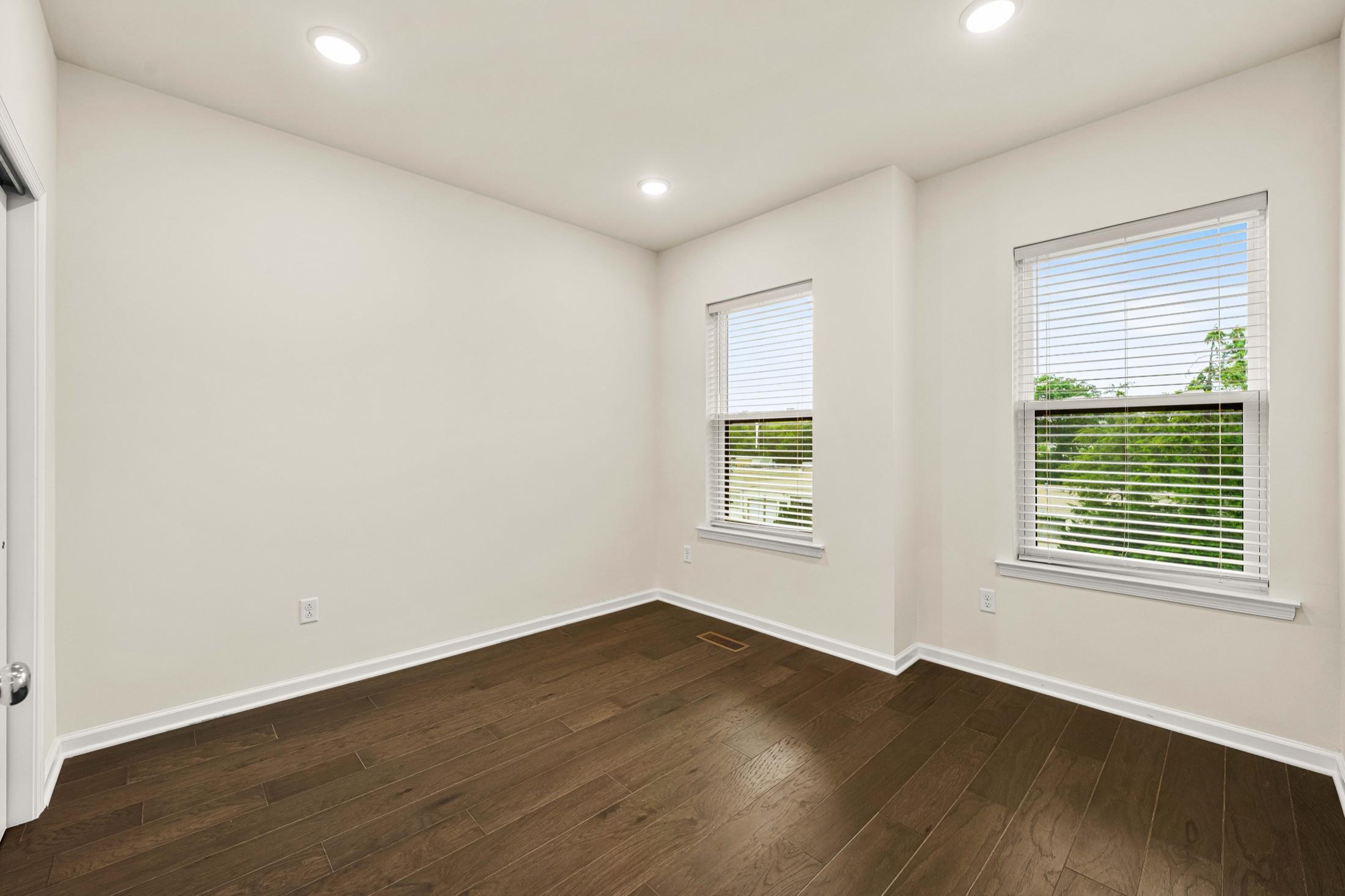 Empty kids bedroom before virtual staging